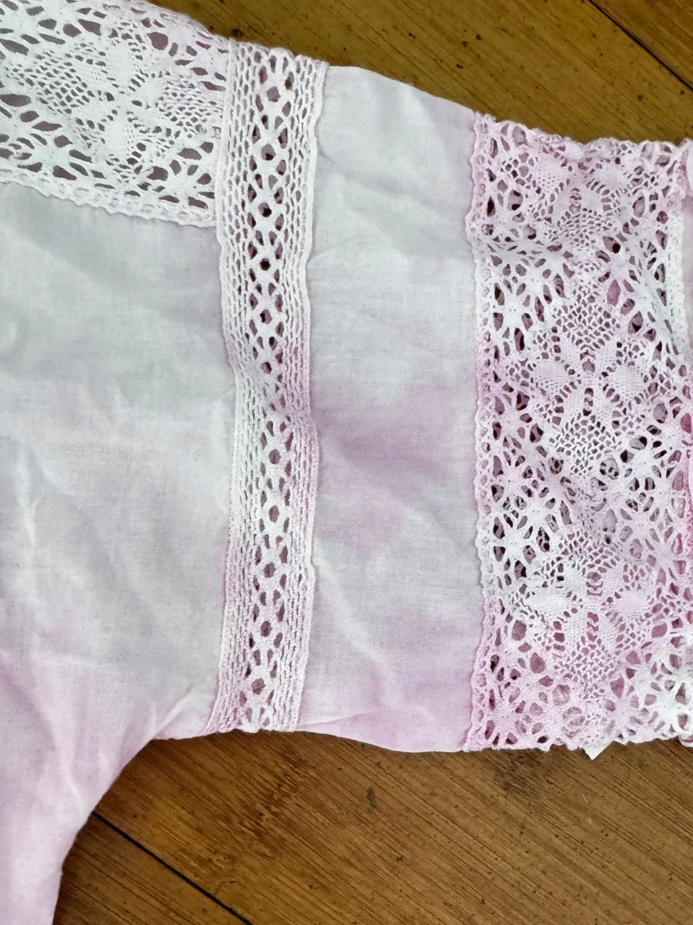 LoveChackFancy pink tiedye Edie cotton midi dress.